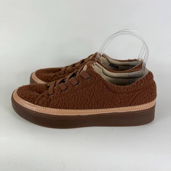 Revitalign Malibu Morgan Running Sneakers Womens 9.5 Brown Suede Lace Up Low Top - Picture 5 of 10